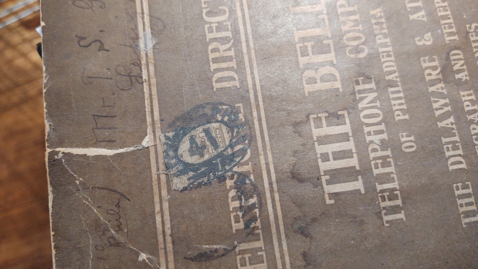 RARE antique telephone Directory 1906 Diamond State , Delaware Atlantic & Bell 3