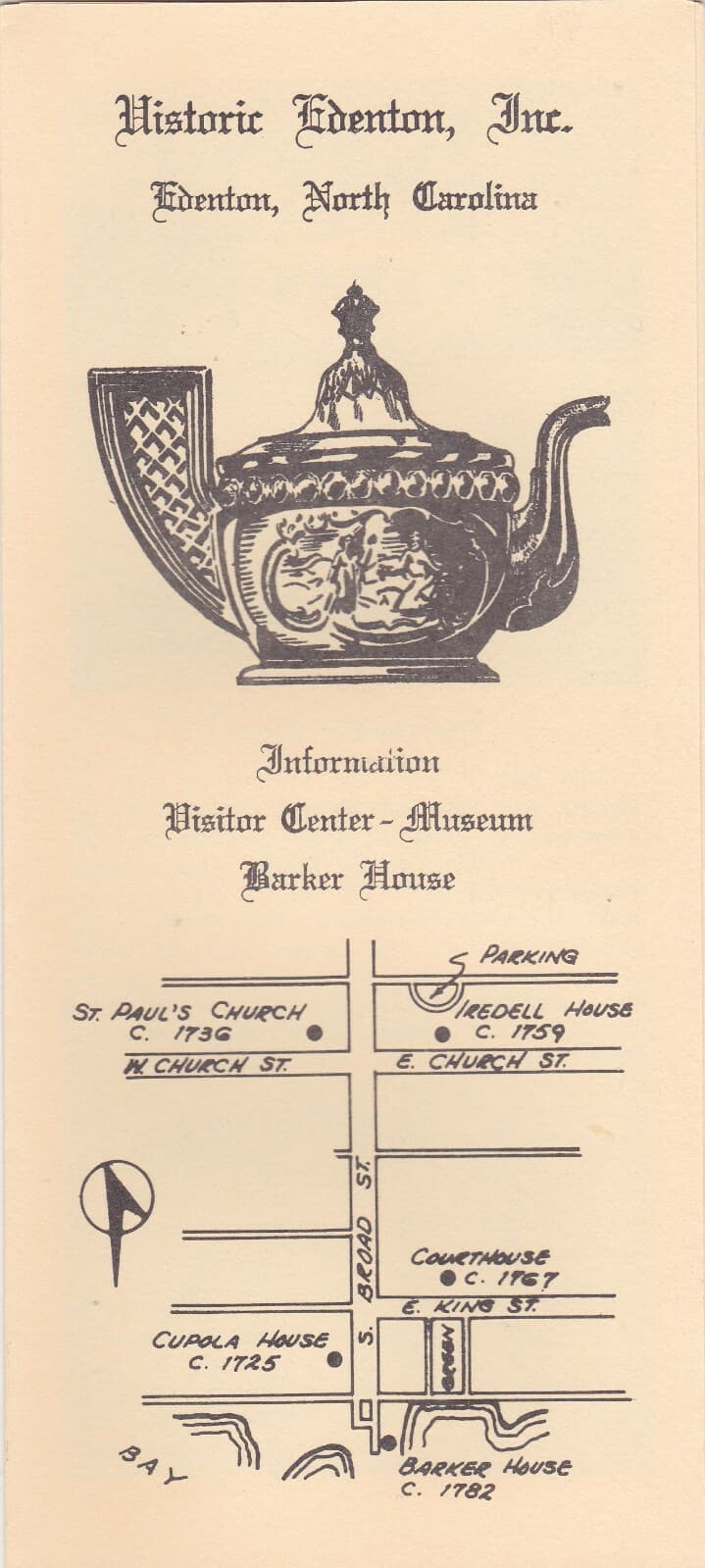 1960's Historic Edenton North Carolina Promotional Brochure