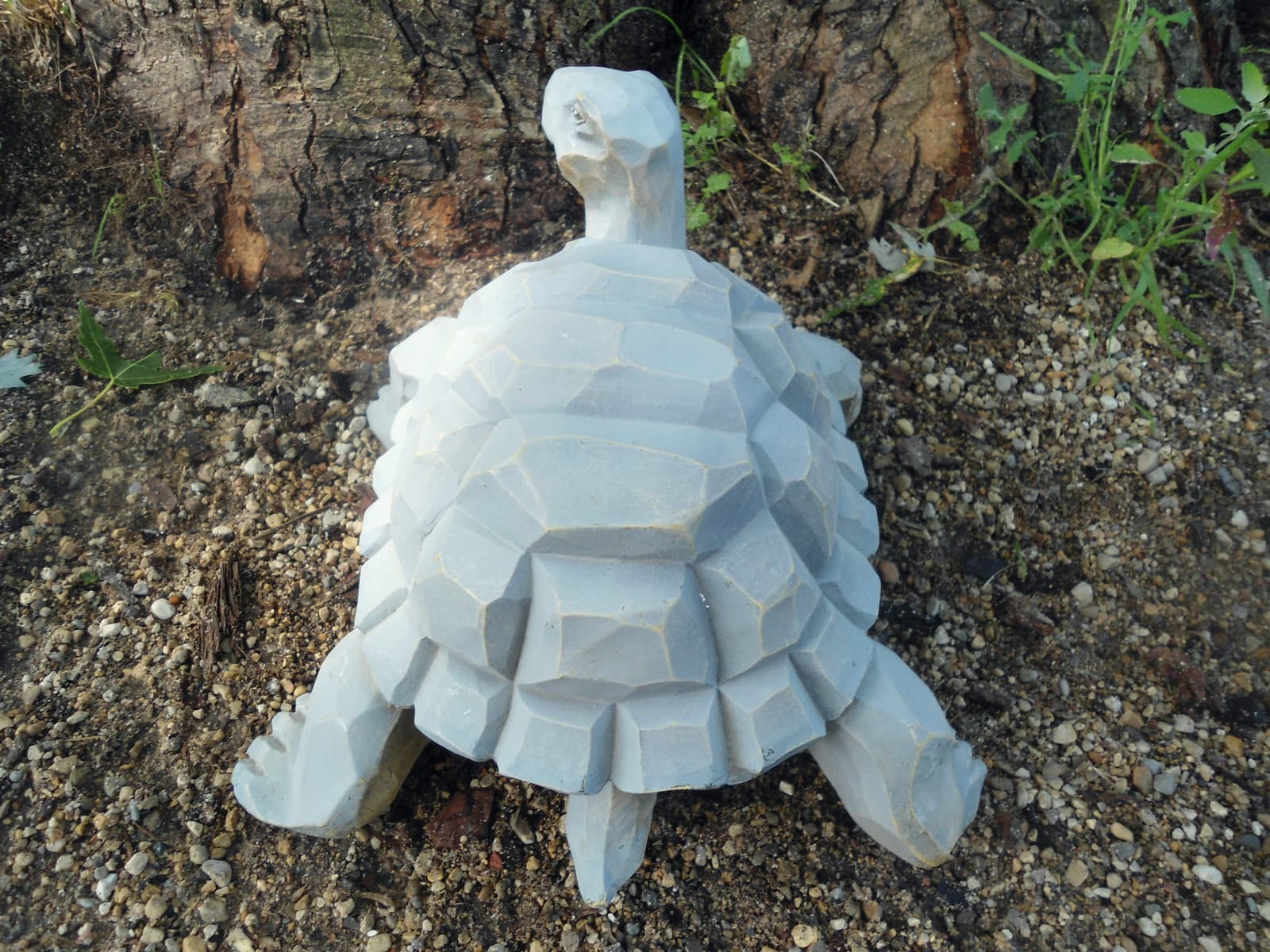 Latex turtle w/ plastic backup realistic turtle mold 11"L x 8" W x 5"H at head 2