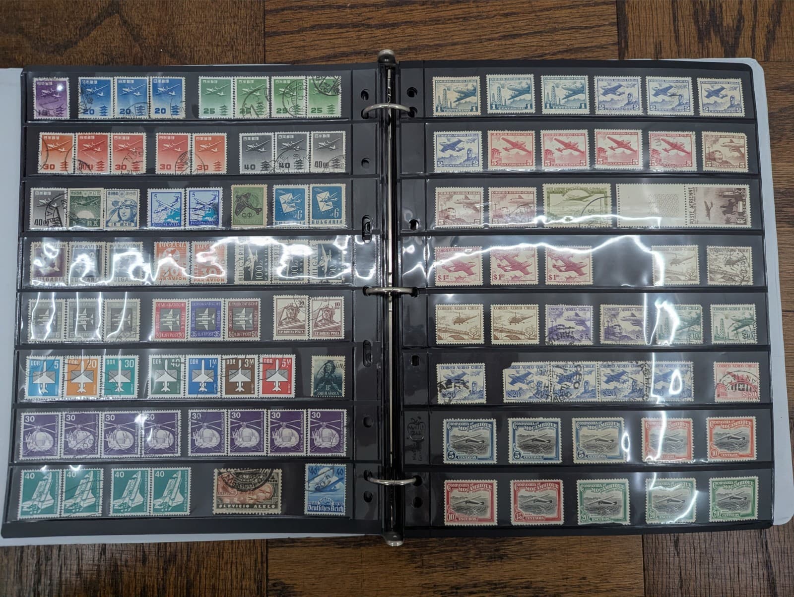 (Lot of 2580 Stamps) World Airplane Aviation Plane Stamp Collection Album Lot 1 5