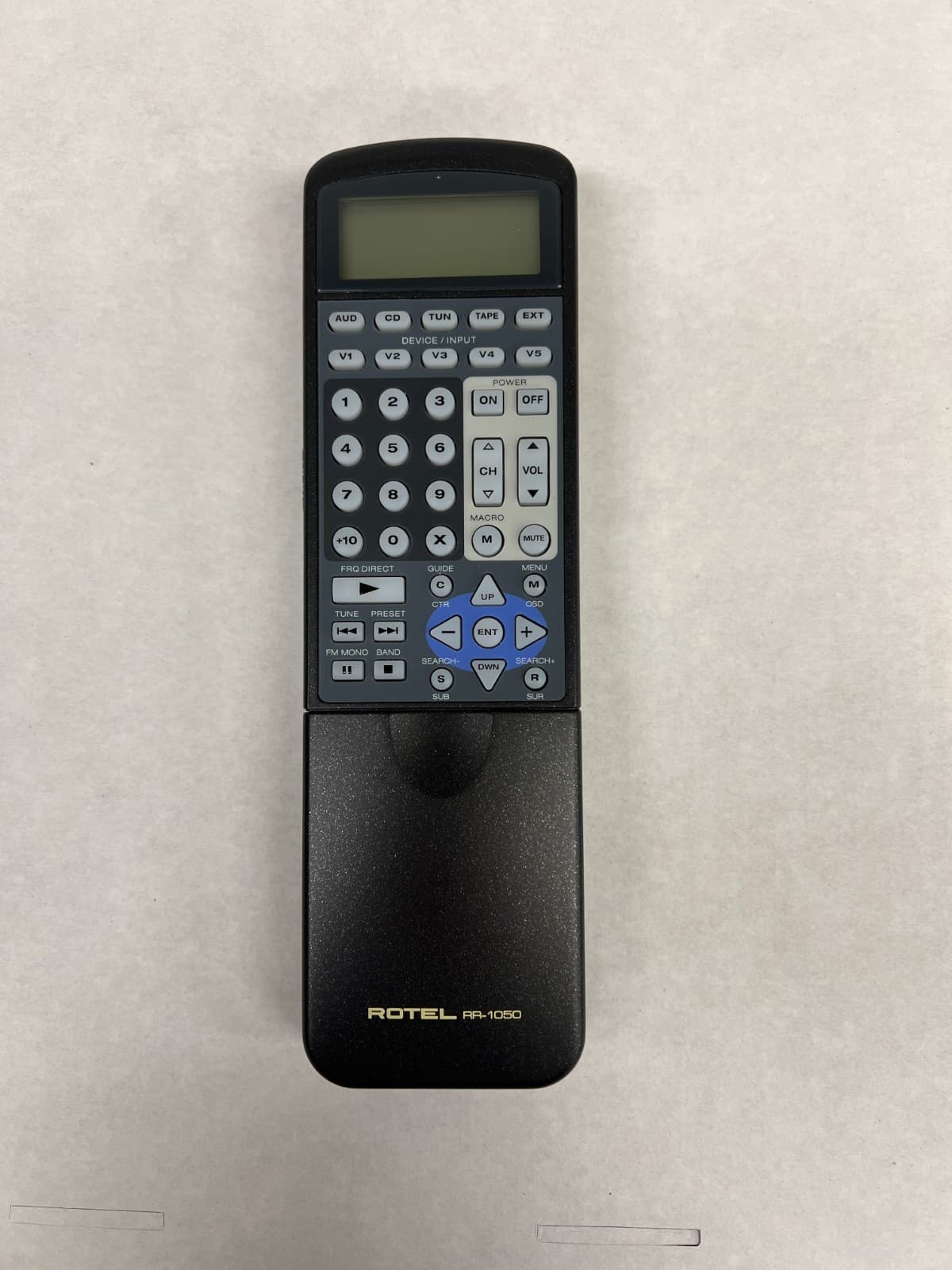 Original Rotel RR-1050 Programmable Remote Control (RSP-1066 RSP-1068 RSP-1069)