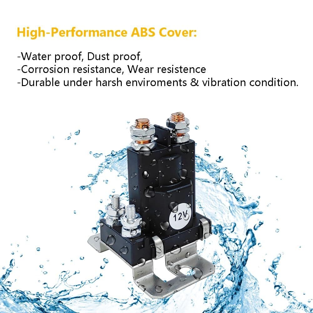 80 Amp Battery Isolator Relay 12V Continuous Duty Solenoid Relay High Current St 2