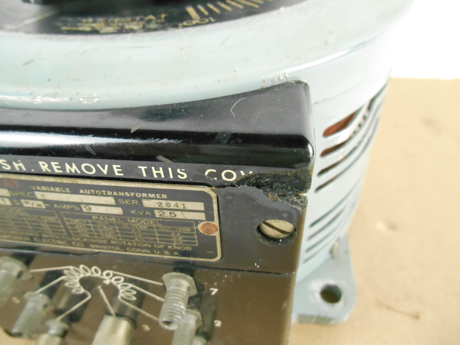 Superior Electric Powerstat Model 236 Autotransformer Variac Voltage Supply 2