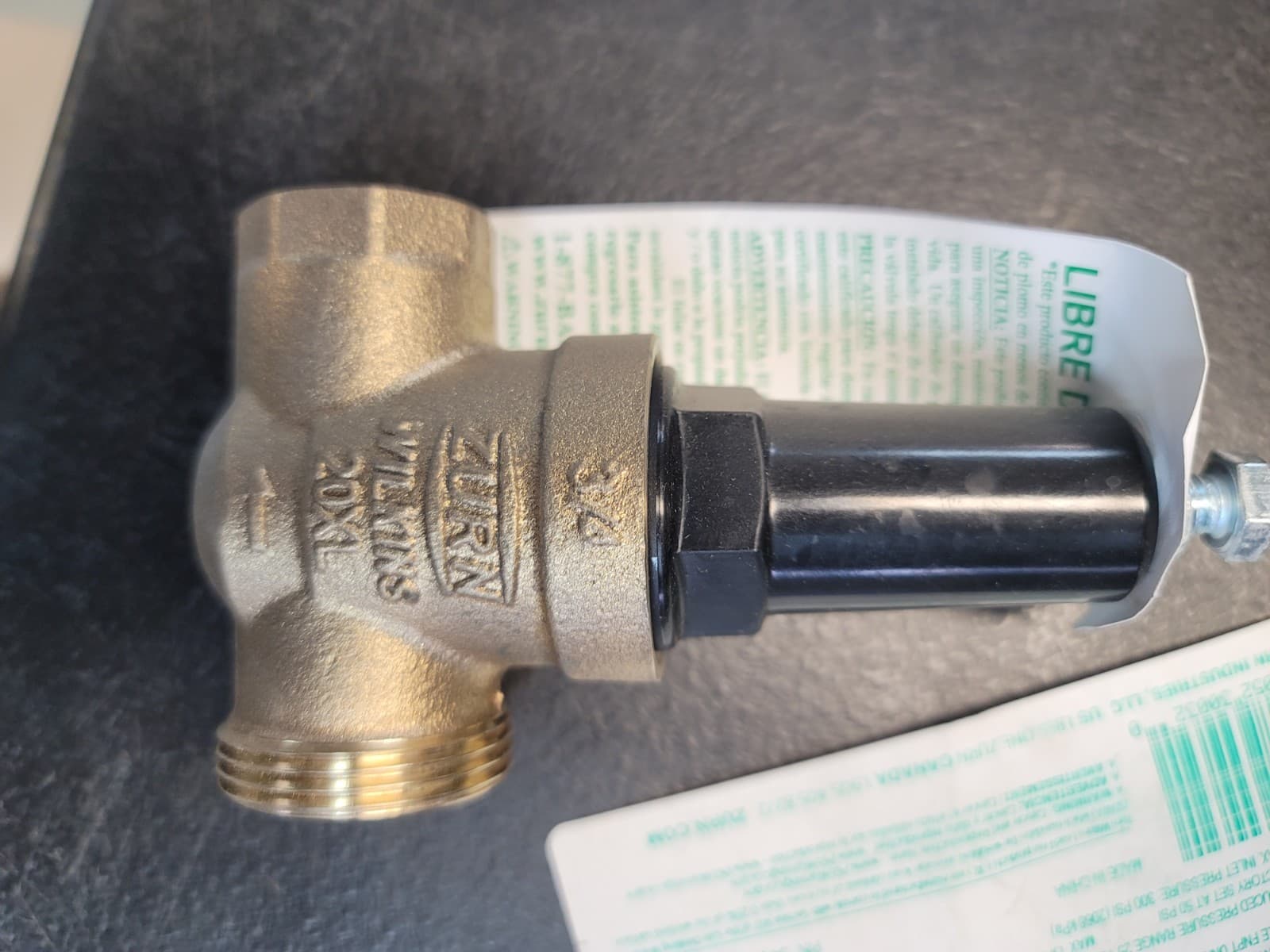 ZURN WILKINS 34-20XL WATER PRESSURE REDUCING VALVE (NEW) 3