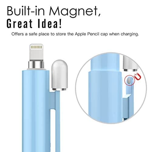  Holder Case Fit Apple Pencil 1st Gen, Retractable Tip Cap Fit New iPad 10th  6