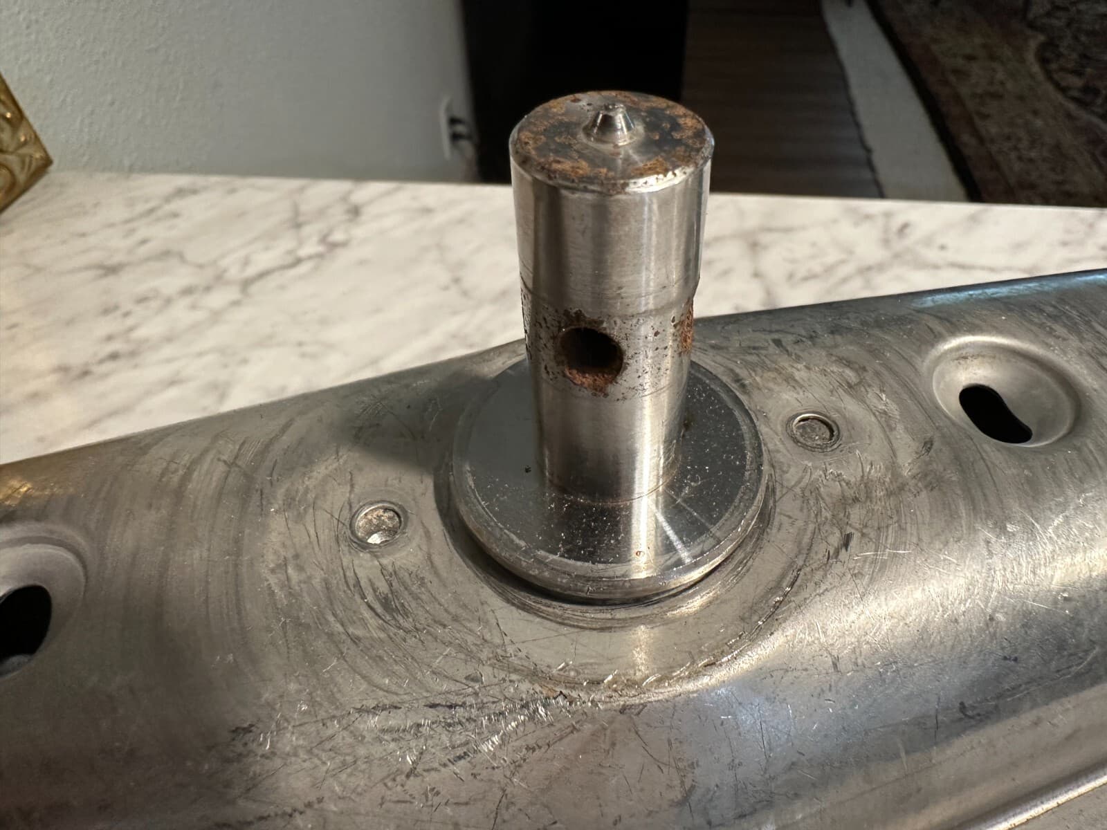 Hobart AM14 Commercial Dishwasher Lower Wash Hub OEM 119306 w/ Wash Arm 6