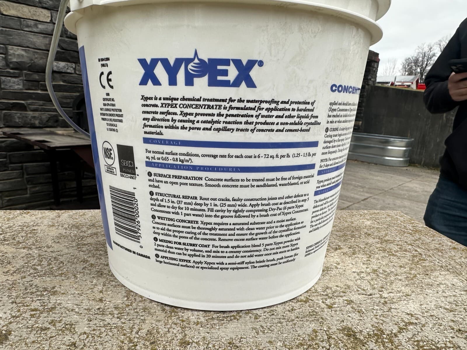 XYPEX Concentrate (20 Pound Pail) Concrete Waterproofing 3