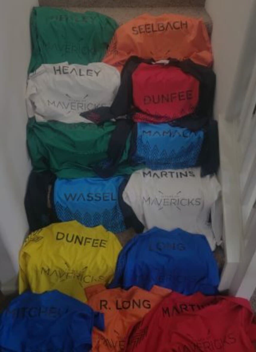 Pro Surfer Jersey Lot, 2015-16 The Titans Of Mavericks Surfing Comp