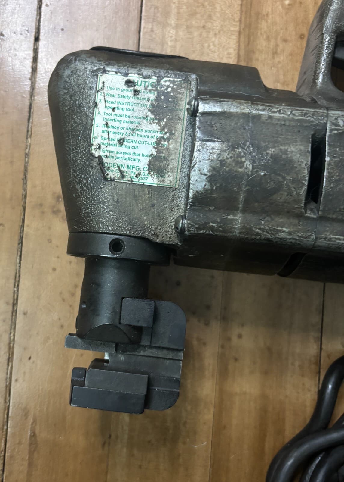 Modern Manufacturing Model HN90 Electric Nibbler (tested and working) 2