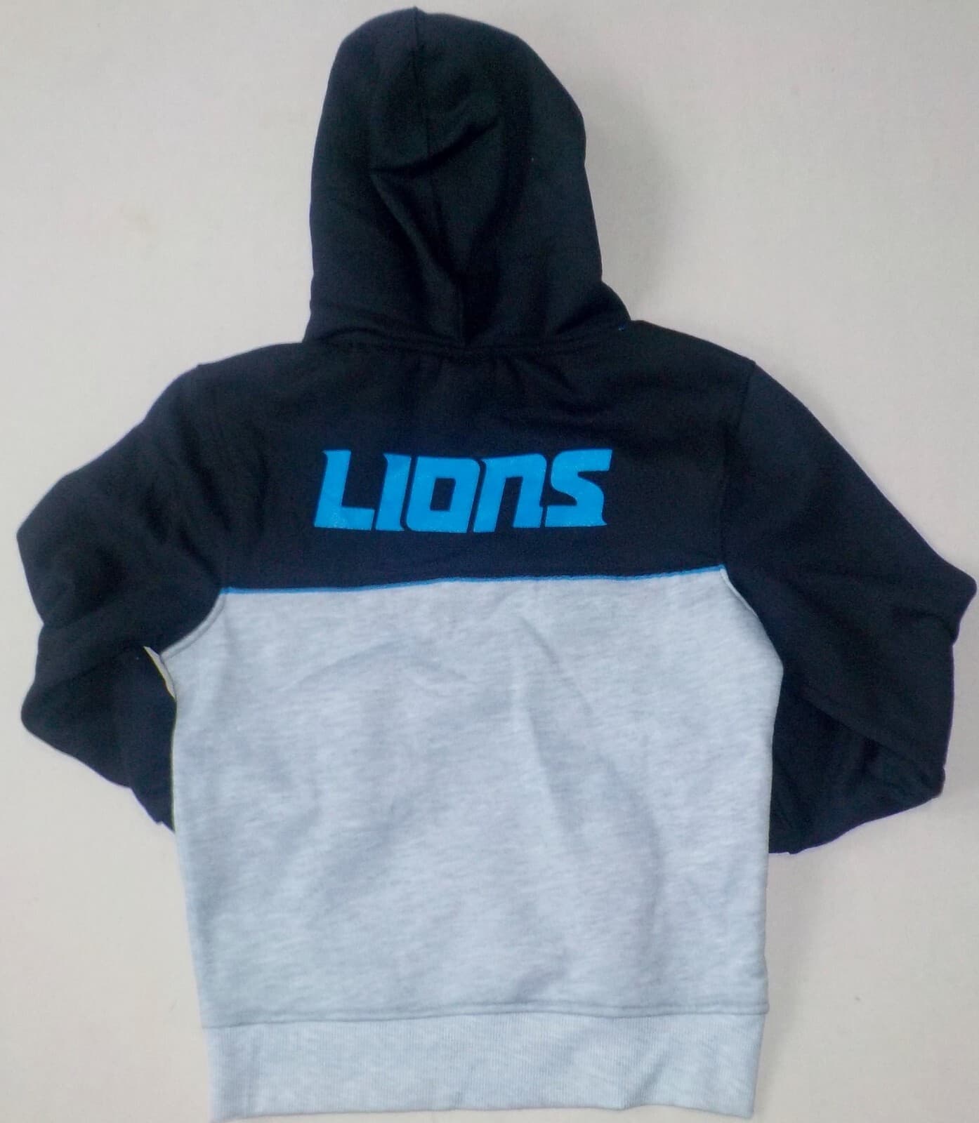 DETROIT LIONS YOUTH SWEATPANTS HOODIE 2 PC SET S M L NWT POLYESTER BLACK 3