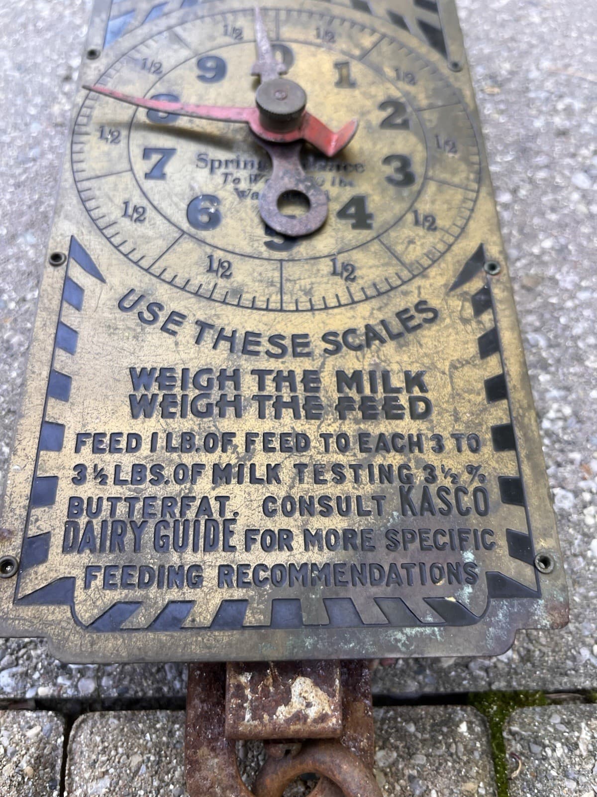 Vintage Kasco Feed 10-lb Milk/Feed Scale 6