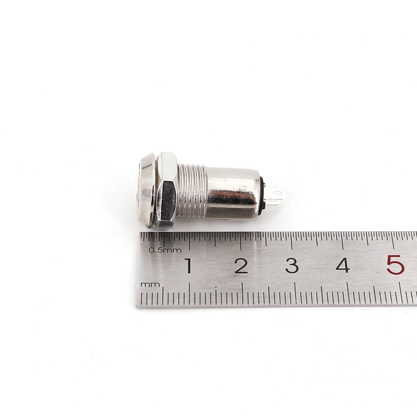 12mm 2Pin ON-OFF 2Position SPST Metal Electronic Key Switch 6