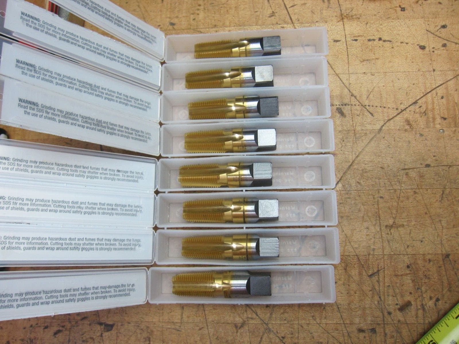 GT G3021 3/8"-18 NPTF HS TN 4 straight flute conduit/pipe tap 5