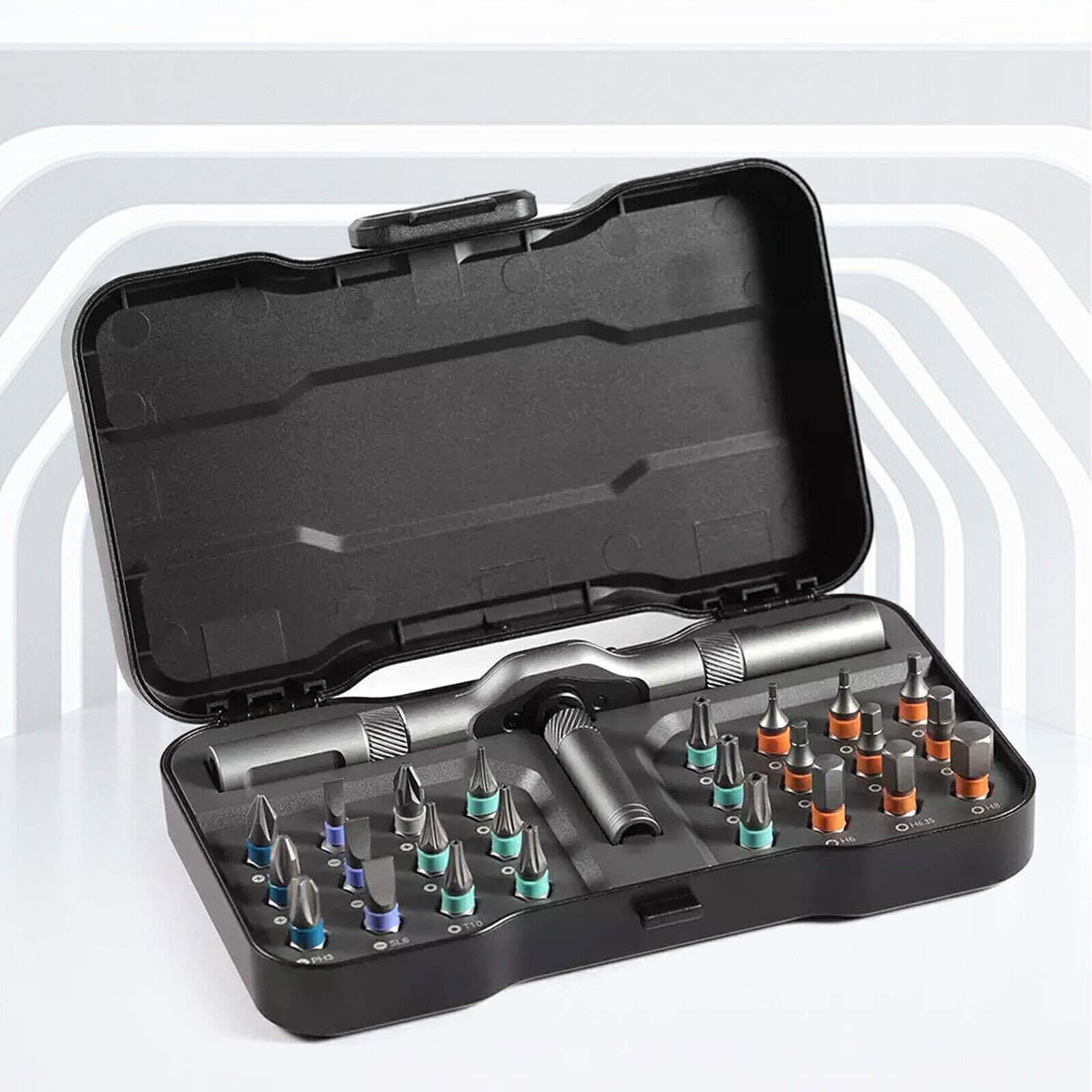 24 in 1 Magnetic Screwdriver Set,DIY Ratchet Screwdriver Set,Multi Bit Drive Set 3