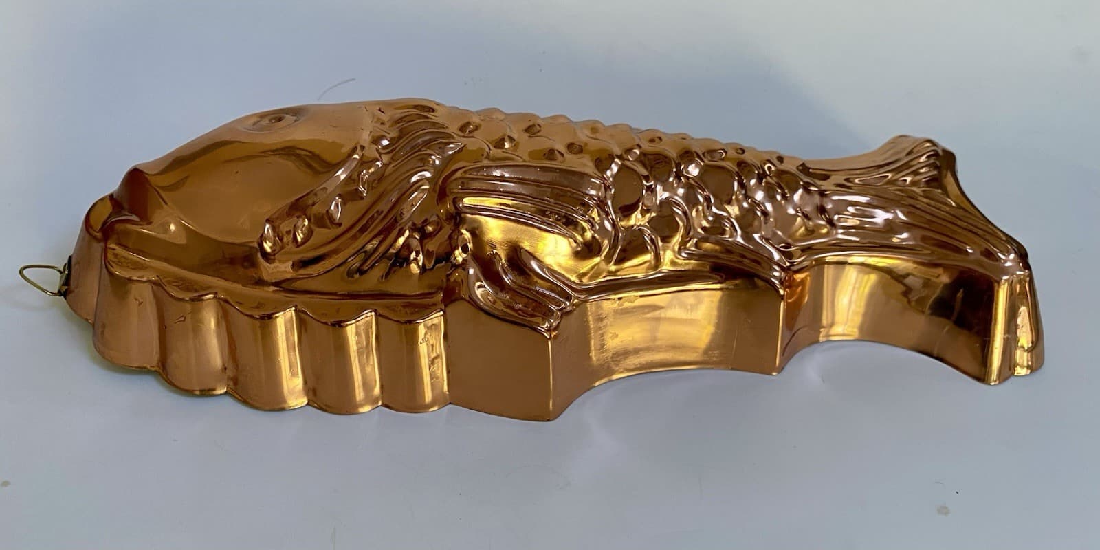 Exceptional Copper Fish Mold, 12”. , Great Condition Sturdy 2