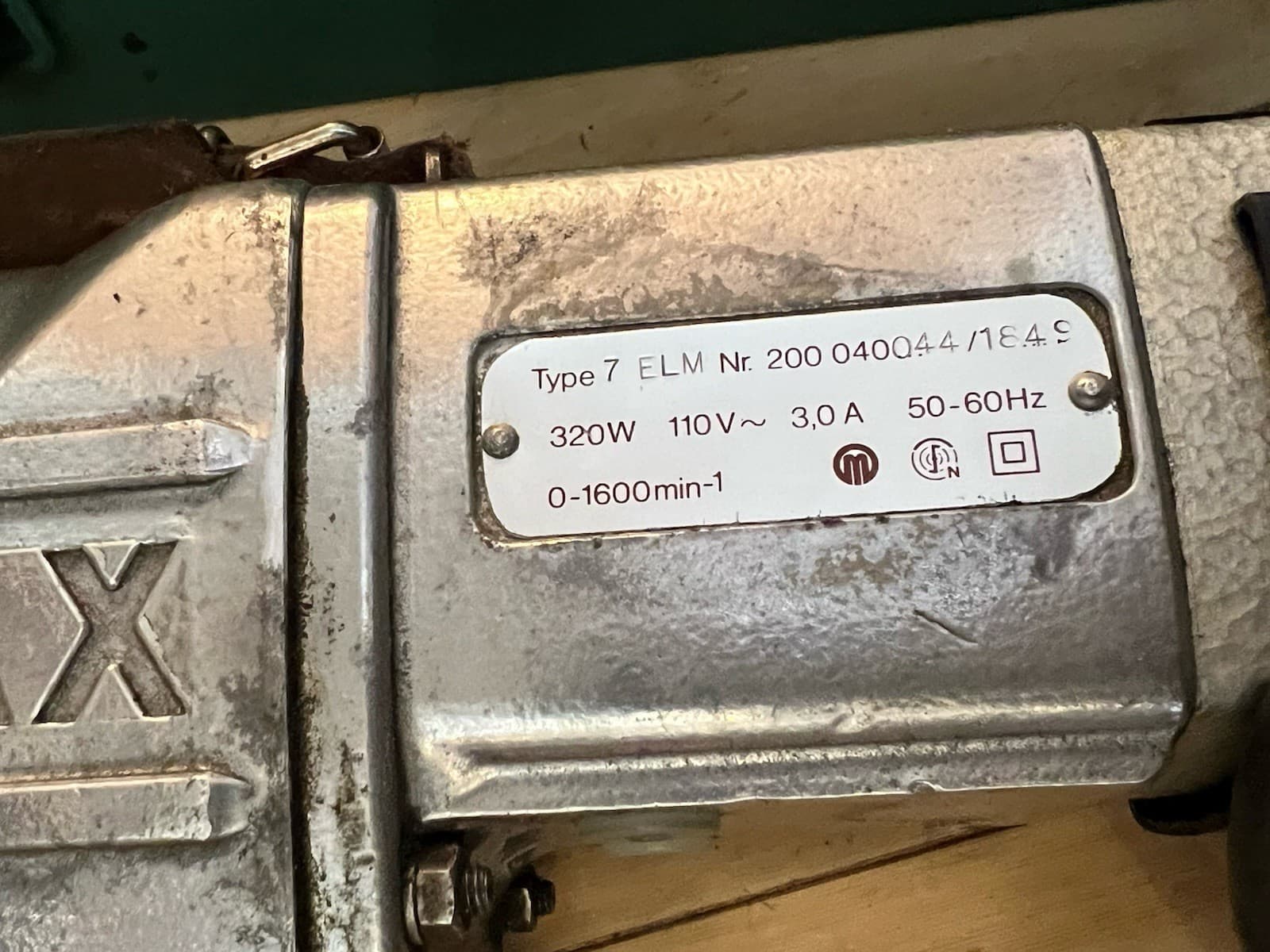 Nice Biax Dapra 7-ELM Variable Speed Machine Power Scraper w/ Case & Blades 2