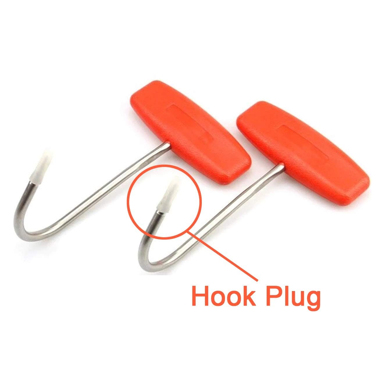 Tihood 2Pcs Meat Hooks For Butchering,t Shaped Boning Hooks With Handl 2