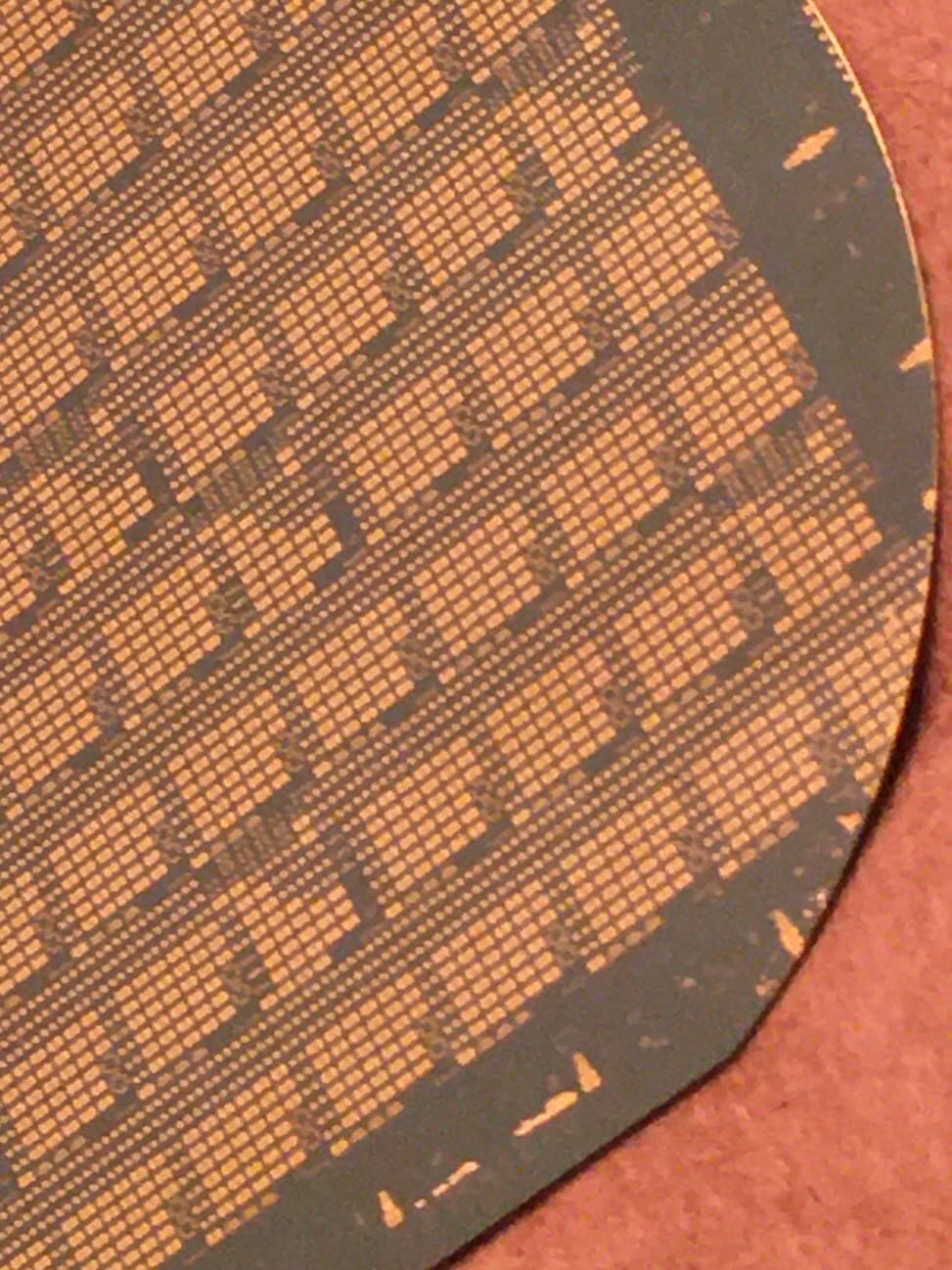 2" Gold Silicon Wafer Unique Extremely Rare RF NAND Vintage CPU Chip 5