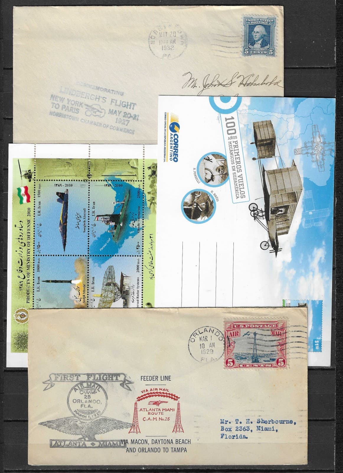 AVIATION. PLANES. AIRCRAFT.  LOT OF STAMPS AND COVERS. 2