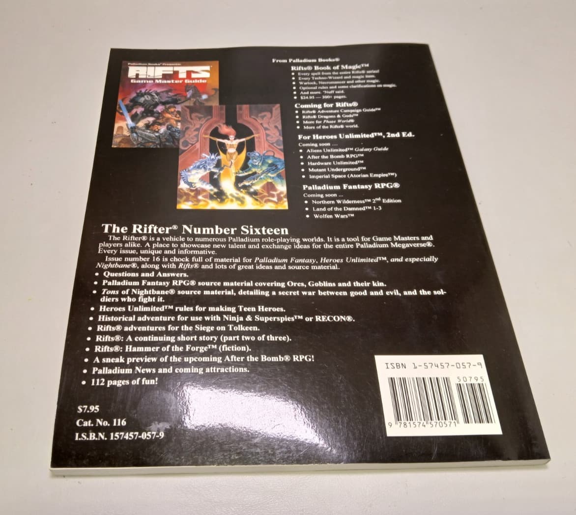 The Rifter Lot Your Guide To The Megaverse Palladium Books 6