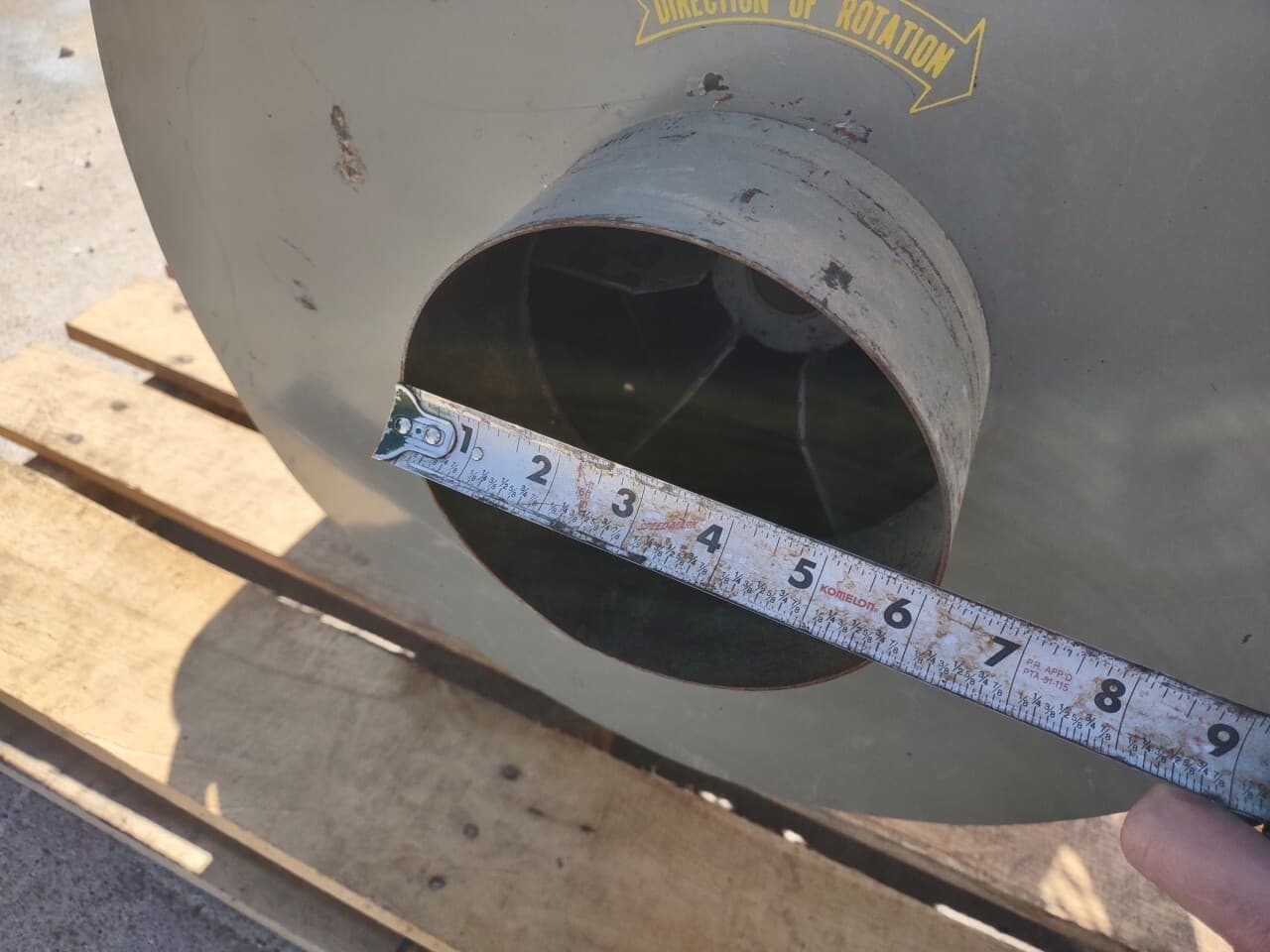 Oliver Blower Fan For Oliver Gravity Table & Destoner Aspirated Feeder 6