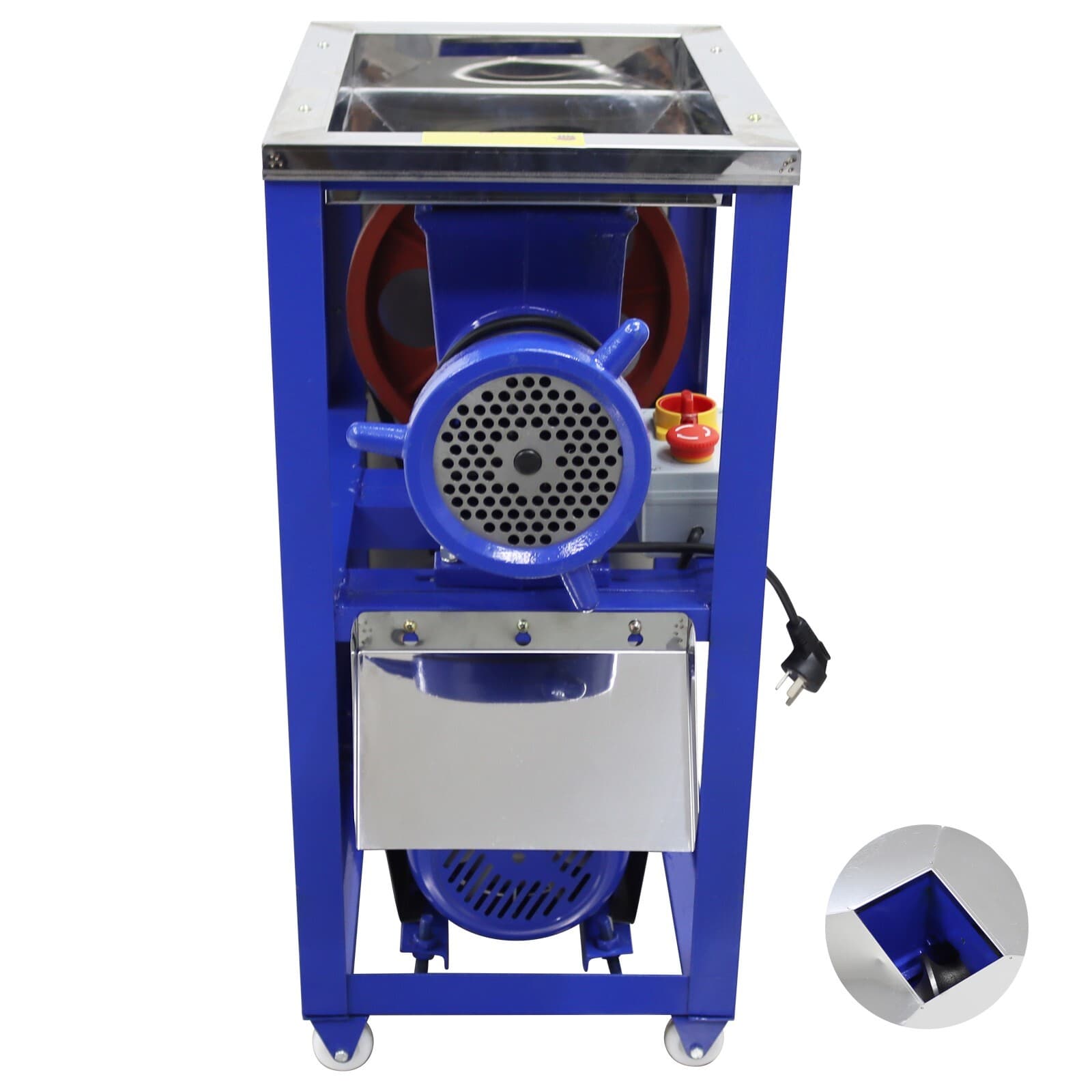 220V Electric Movable Bone Crusher Meat Grinder Model 42 200-230kg/h 2.2kW