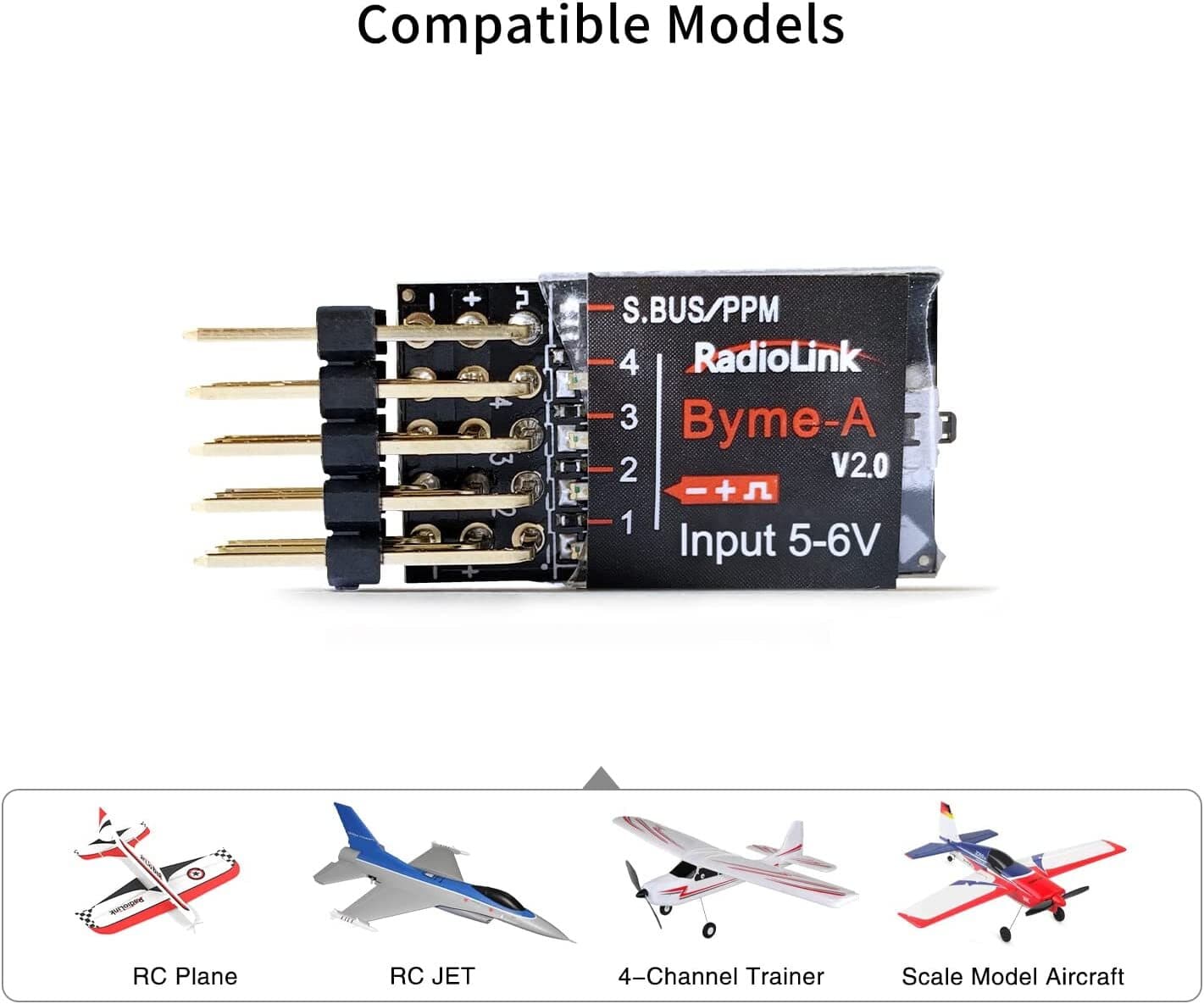 Radiolink Byme-A RC Flight Controller Airplane Stabilizer with Gyro 4