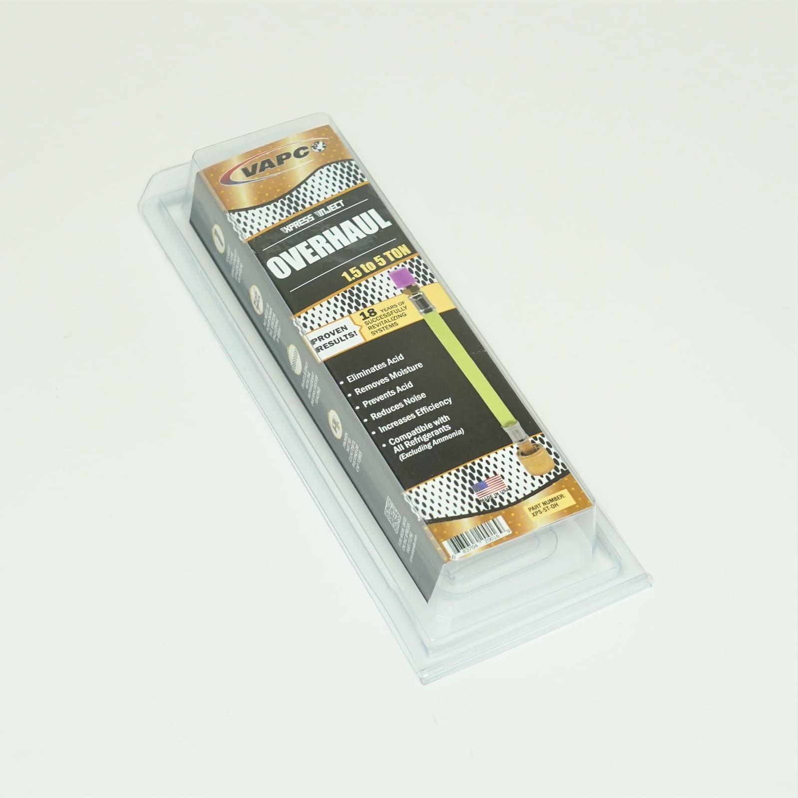 Vapco XPS-5T-OH Xpress Inject A/C System Overhaul Protect & Enhance 1.5 to 5 Ton 2