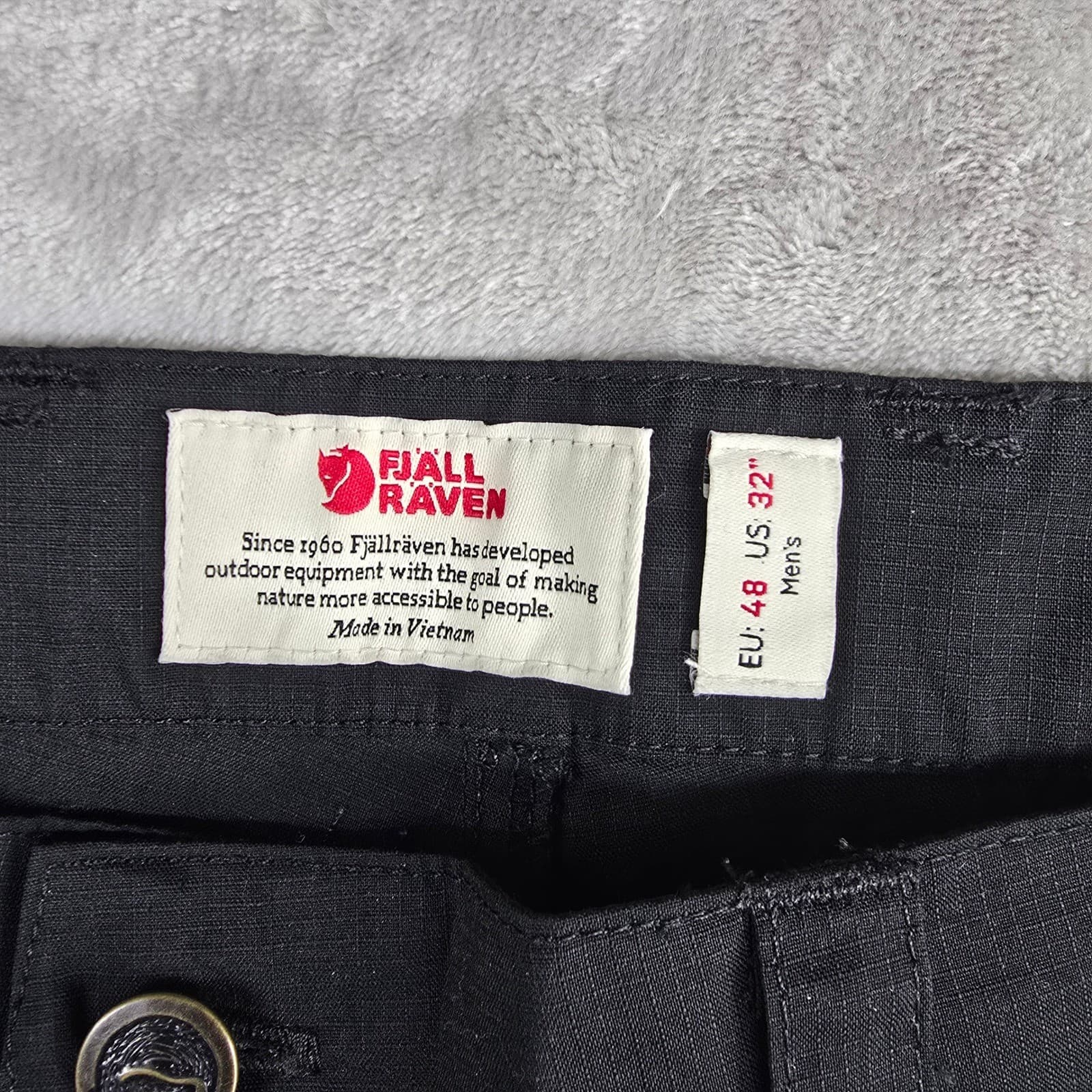 Fjallraven G-1000 Vidda Pro Lite Shorts Men's Black EU 48 US 32 Cargo 2