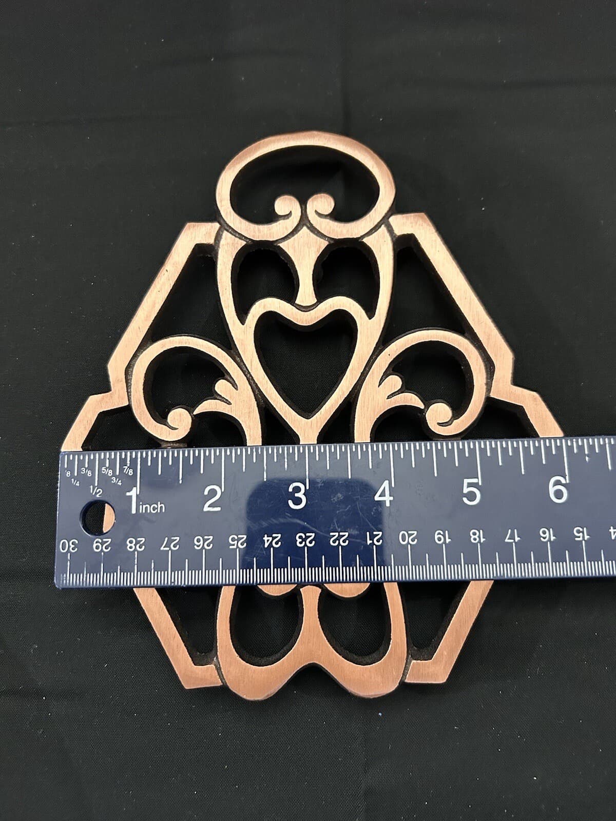 Pampered Chef COPPER Trivet Round-up From The Heart 2011 #2946 NIB 3