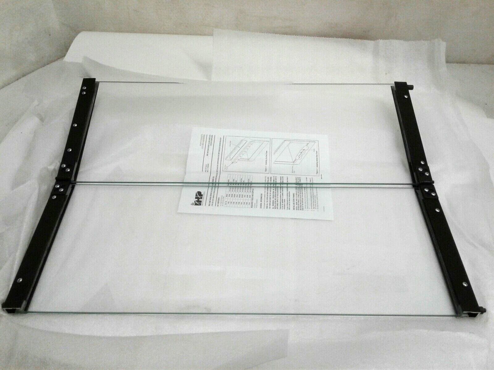 IHP F1005 Superior BDG42 42" Glass Bi-Fold Doors 2" Black George W/Track & Rail