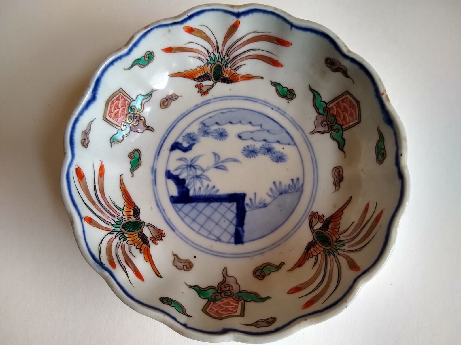 Antique Japanese IMARI / ARITA Hand Painted Porcelain Bowl. 18th Century.