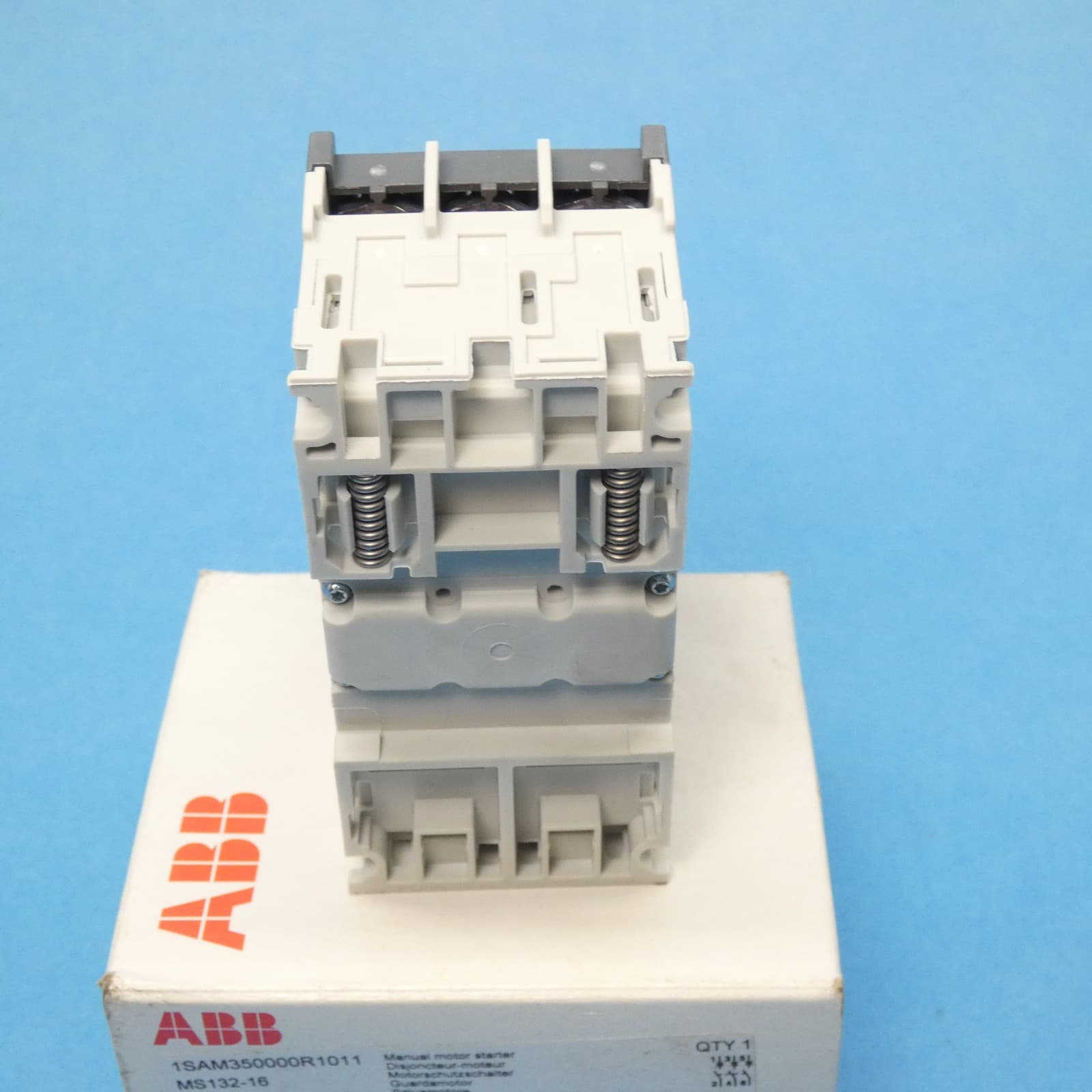 ABB 1SAM350000R1011 MS132-16 IEC Manual Motor Protector 10-16 A Made In Germany 3
