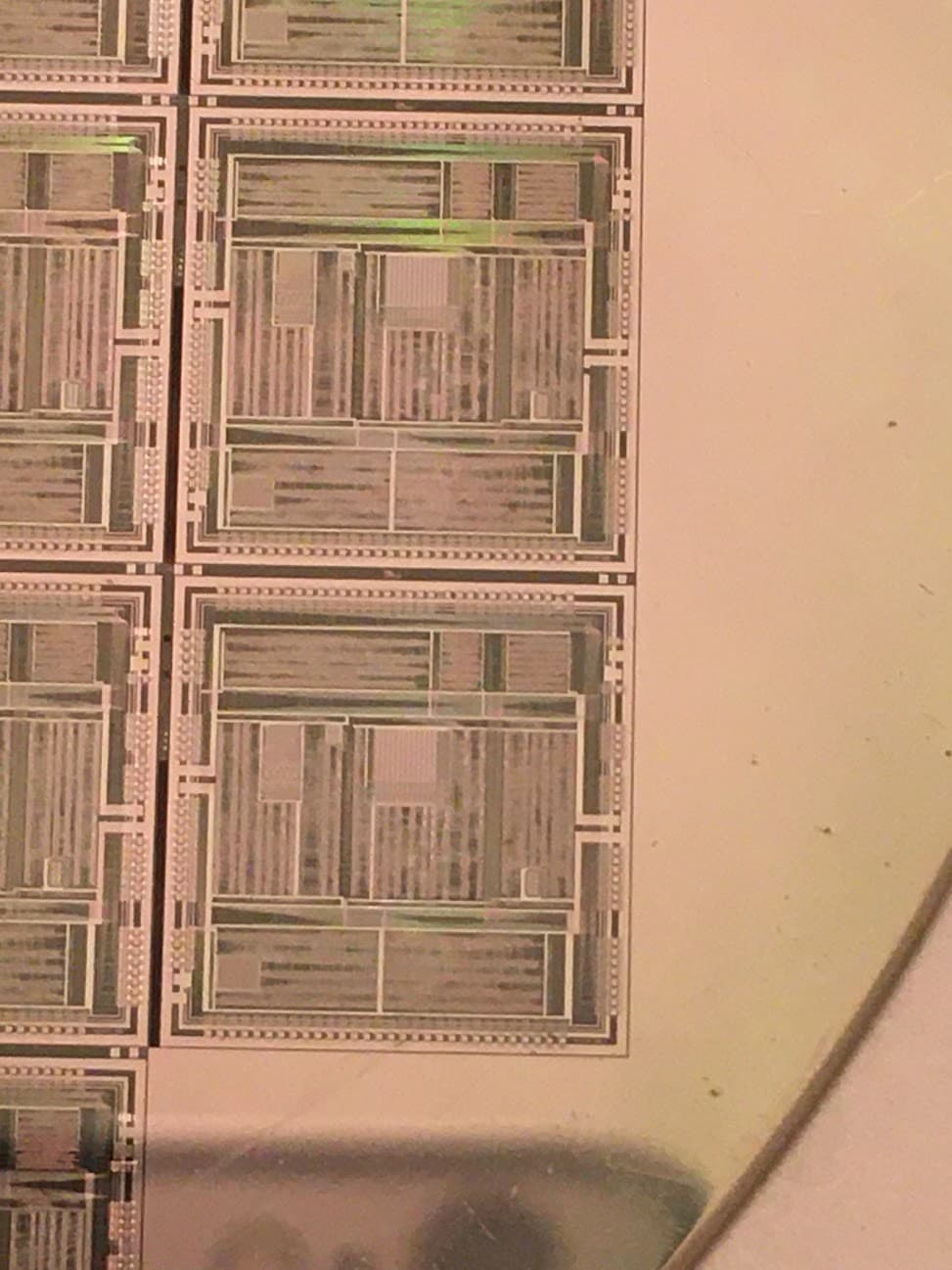 4" XEROX A3A Printer Silicon Wafer 1980s Rare Vintage CPU Chip 5