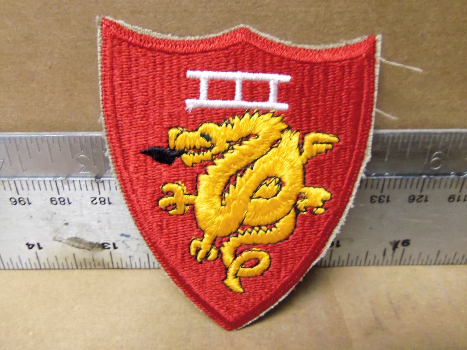 US Marine Corps - 3rd Marine Amphibious Force Embroidered Patch (NOS) 2