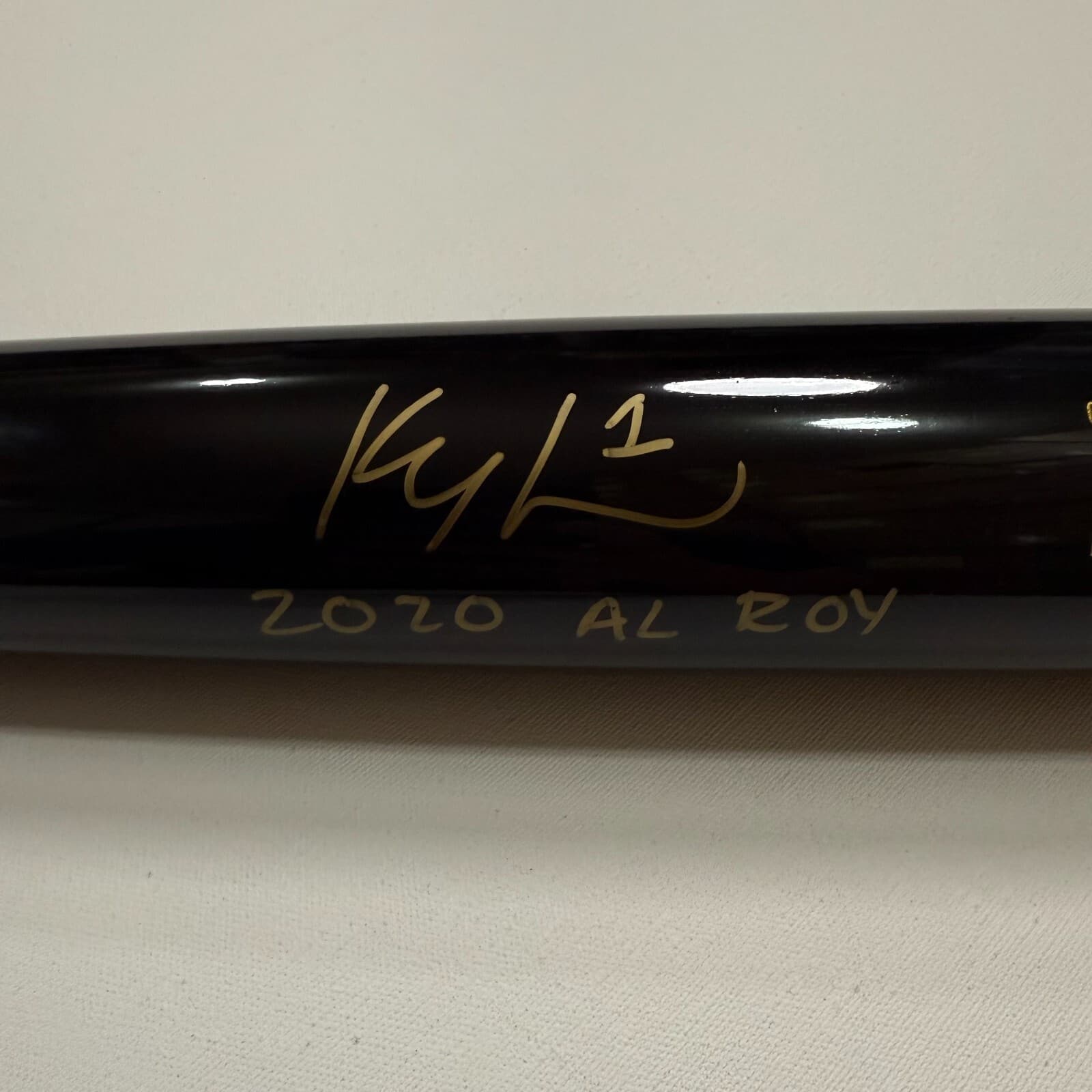 KYLE LEWIS SIGNED/AUTOGRAPHED VICTUS GAME MODEL BAT w/2020 AL ROY--FANATICS--MLB 4