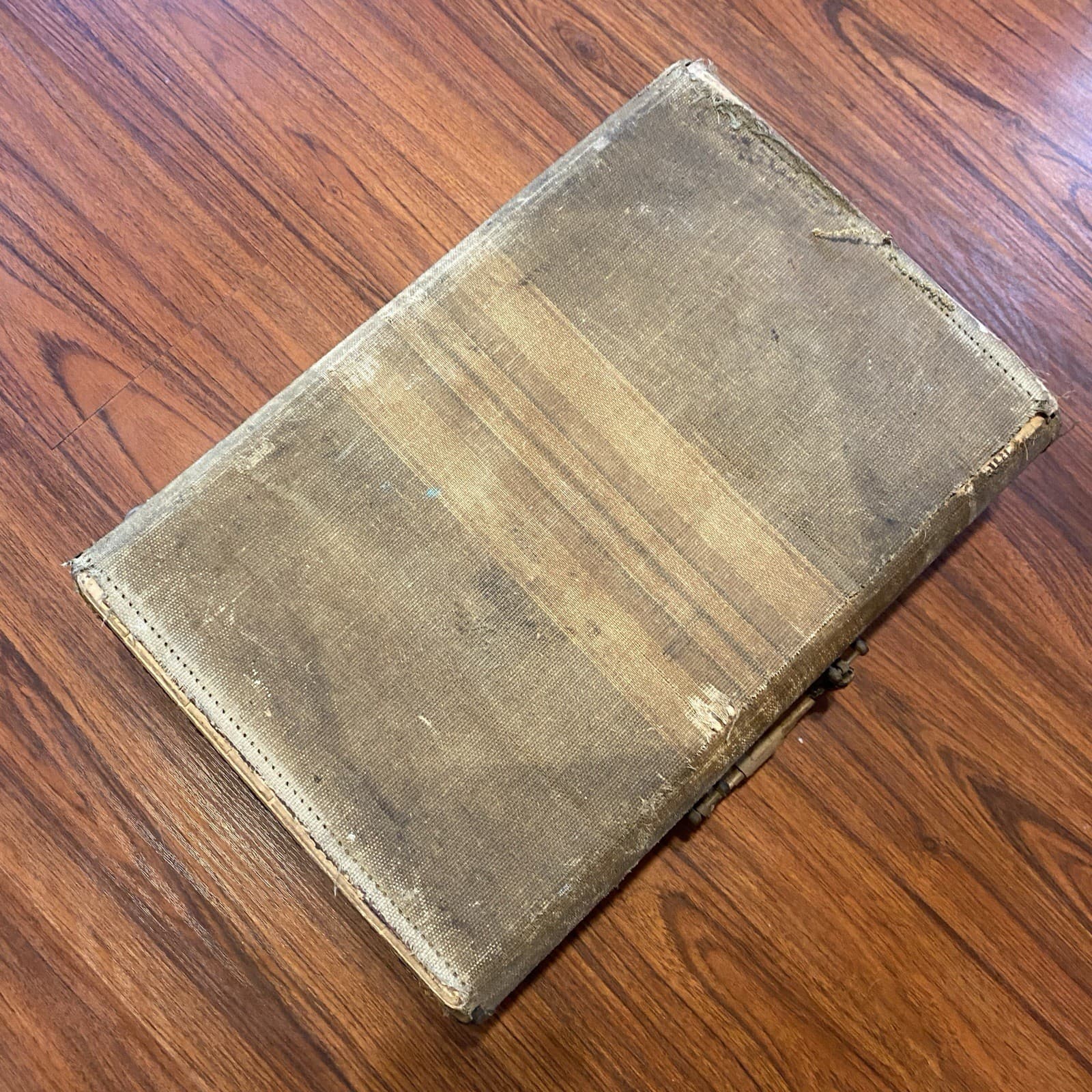 Vintage suitcase with Navajo Rug Application 18 x 12 x 6 inches, Antique 4