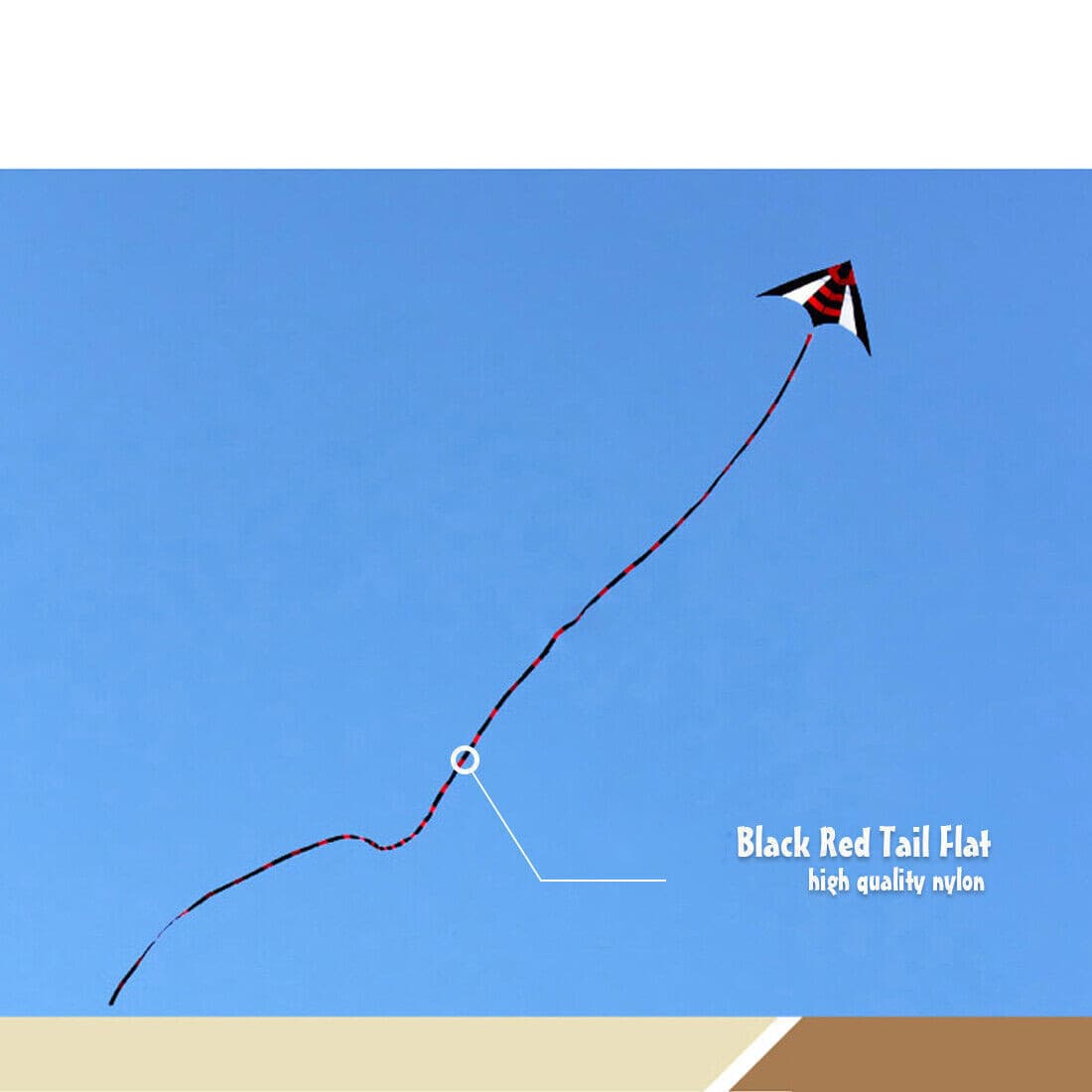 10M/32ft Black & Green & Rainbow Kite Tail for Single Line Kites Outdoor Toys 4