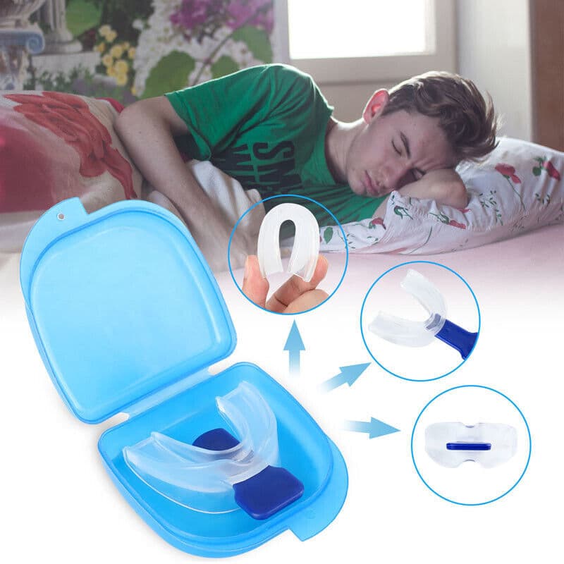 New Stop Snoring Mouth Piece Sleep Apnea Night Guard Anti Snore Device Silicon 2