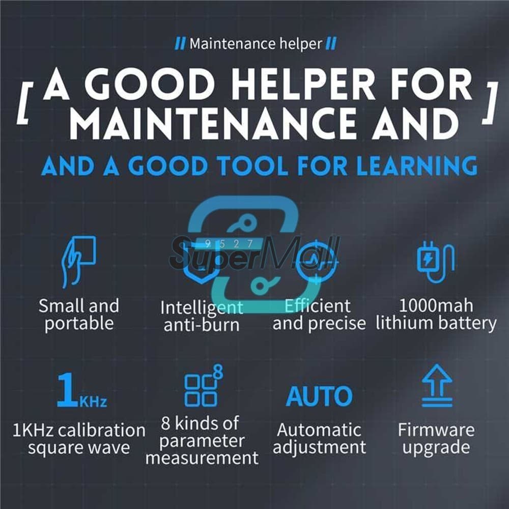 FNIRSI DSO152 Handheld Mini Oscilloscope Type-C Portable Digital Oscilloscope US 4