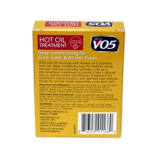 Alberto VO5 Moisturizing Hot Oil Treatment, 0.5 Ounce, 2-Count Tubes (6 Pack) 5