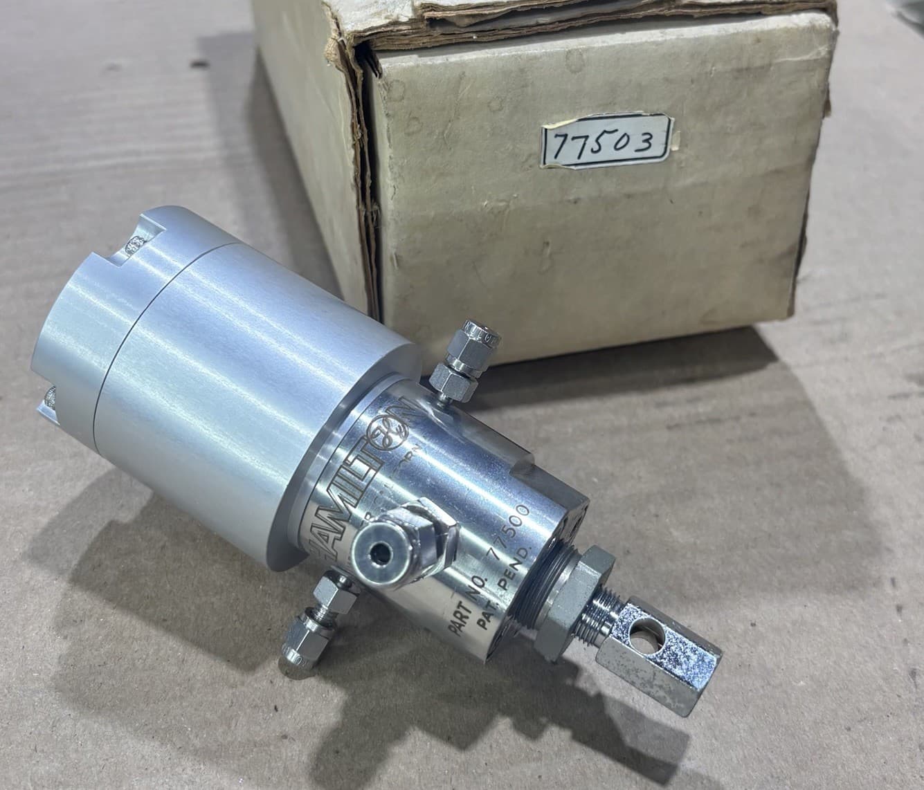 Hamilton Co. High Pressure Sampling Valve 77500 New With Instructions 2