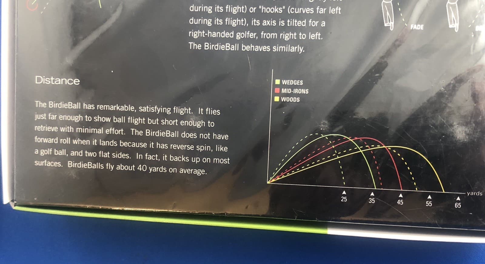 SEALED BRAND NEW BOX OF 1 DOZEN BIRDIE BALL PRACTICE BALLS - 40 YARDS DISTANCE 5