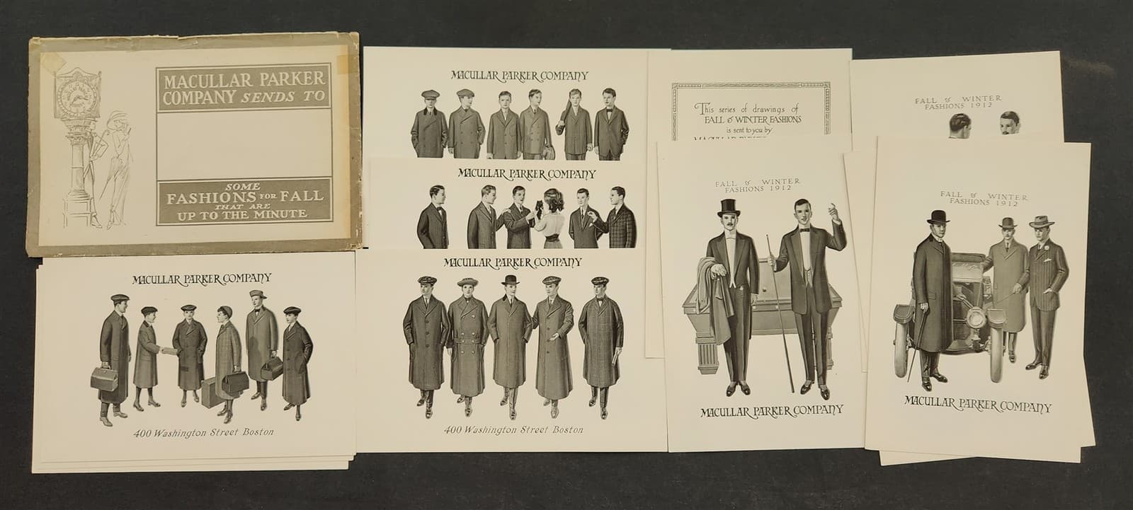 1912 antique FASHION CATALOG boston ma MACULLAR PARKER Co w10 PRINTS AD