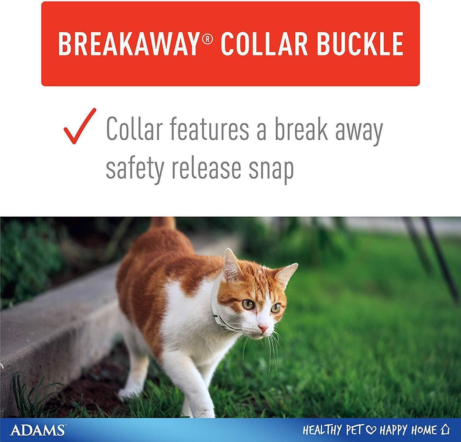 Adams Plus Flea & Tick Collar for Cats Up to 7 month Protection 4