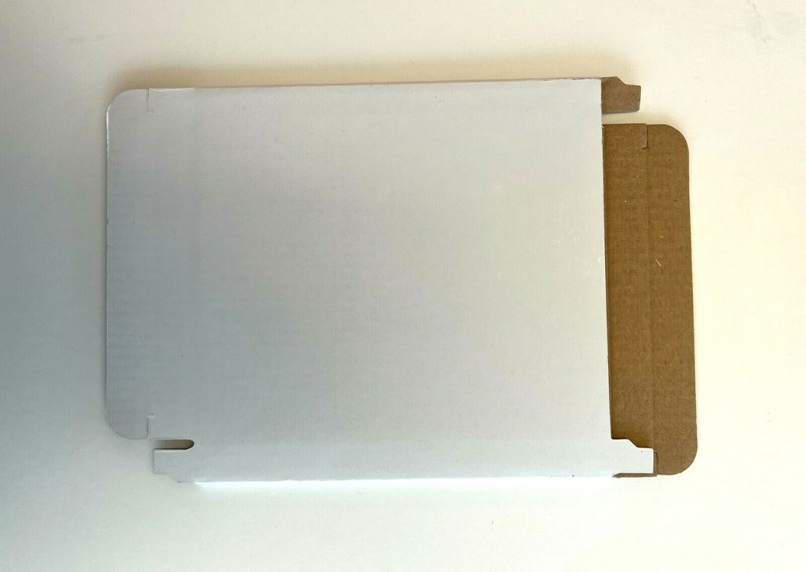 10 NEW  1/2" THICK WHITE CORRUGATED CARDBOARD CD CASE MAILER, JS87NEW FREE SHIP