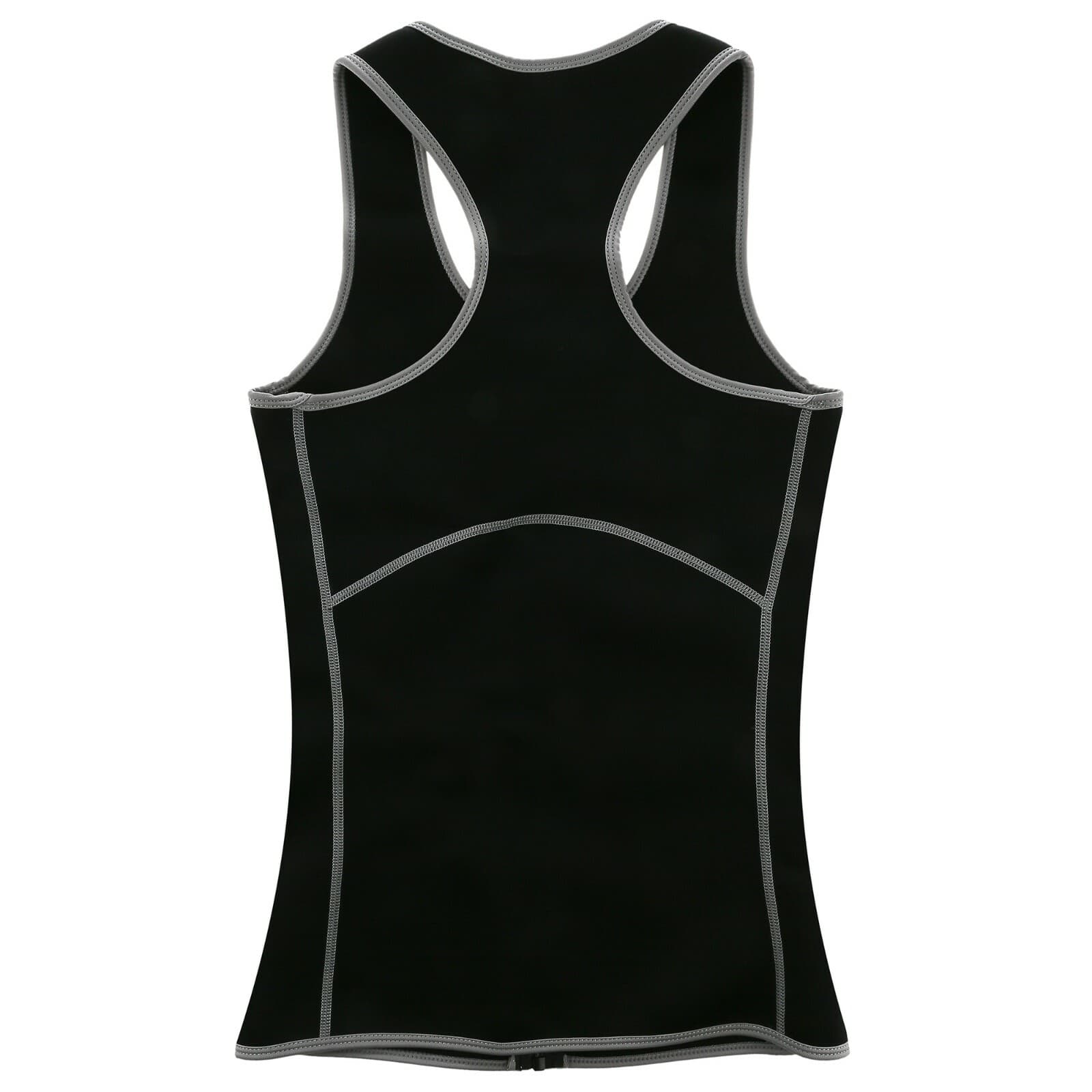 NEW SaunaFX Women's Neoprene SAUNA VEST Slimming Fitness Sweat Gym Body Shaper + 4