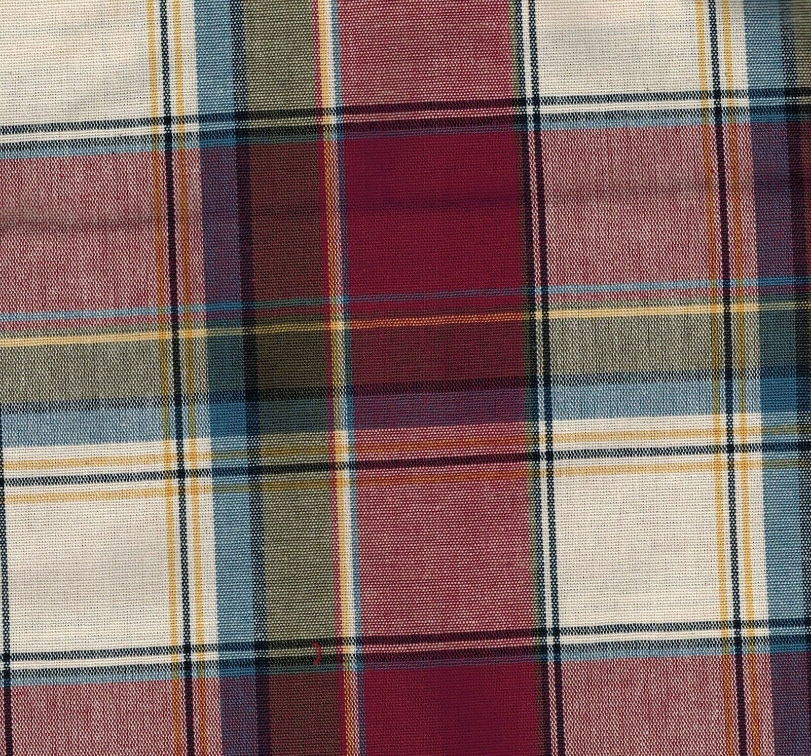 Longaberger Paprika Plaid Medium Canister Basket Liner #28057124 - NEW 4