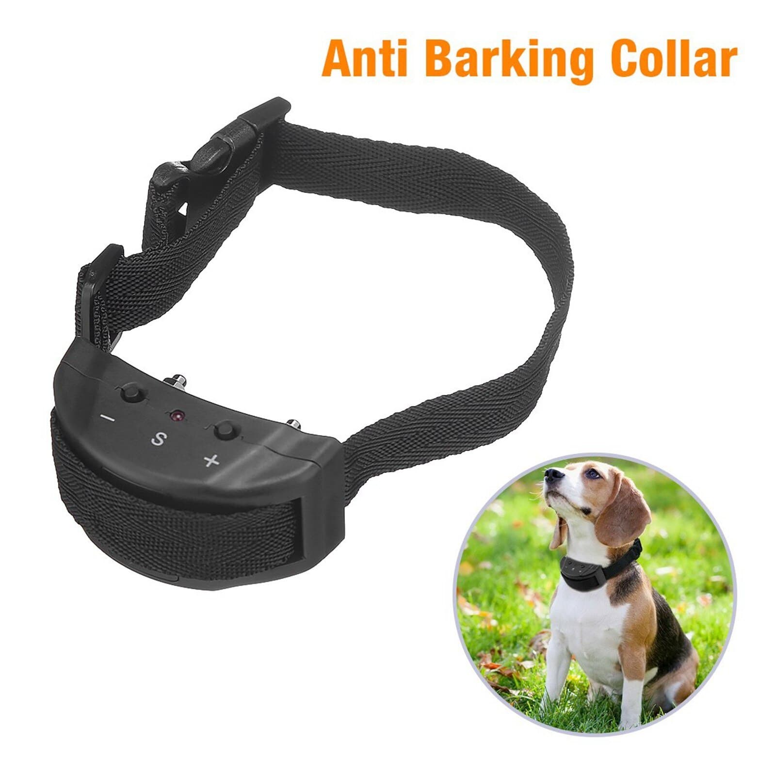 Automatic Anti Bark Barking Dog Shock Control Collar Device Large Medium Small 5