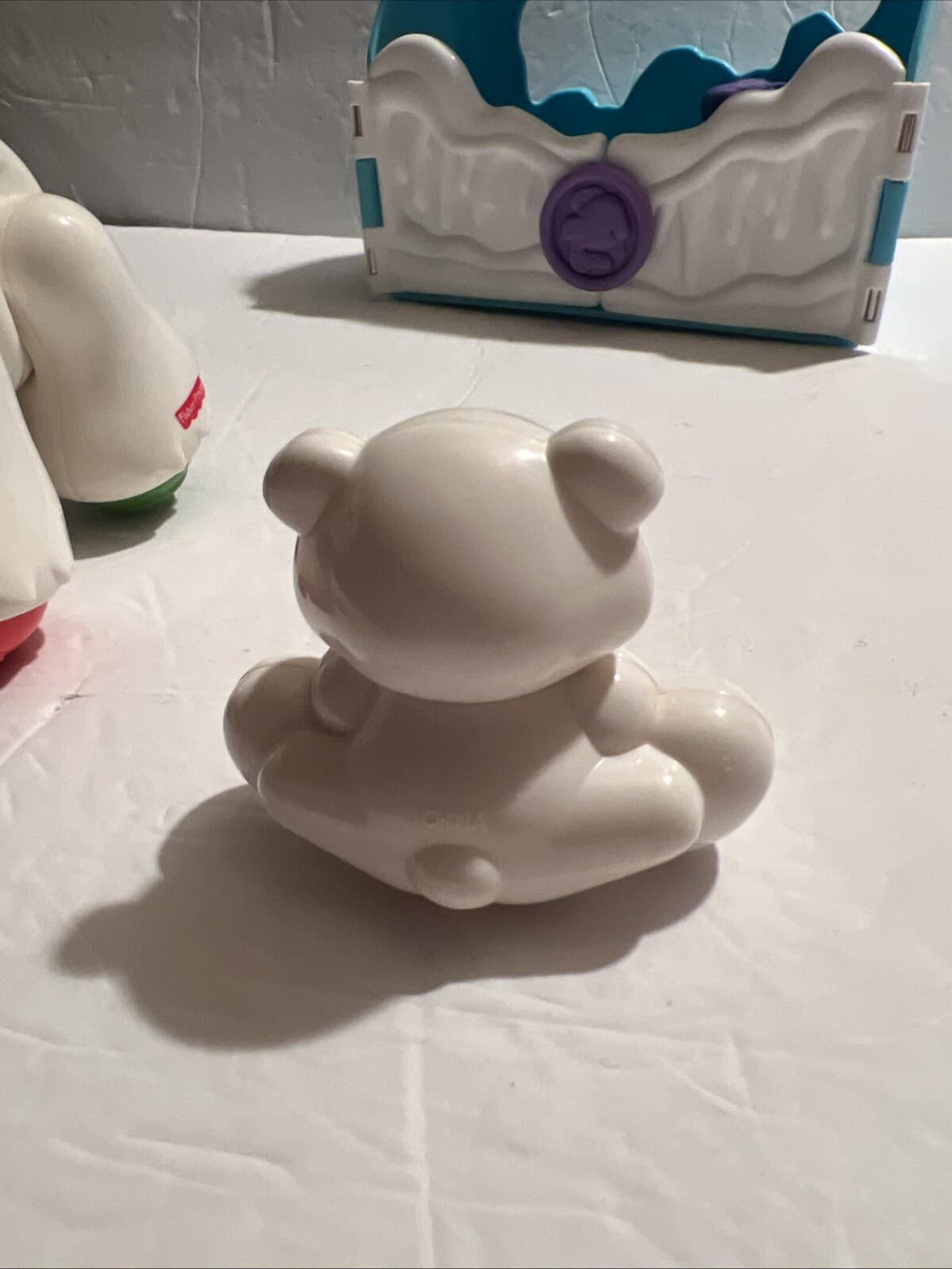 Fisher Price Amazing Animals Arctic Friends Mother & Baby Polar Bears Sounds GUC 5